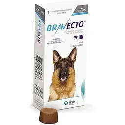 Bravecto засіб/жувальна таблетка від бліх і кліщів для собак старше 6 місяців 20 - 40 кг