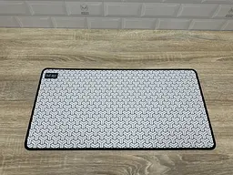 Великий килимок для мишки WorkPlaceShop PN Геометричний Білий, 1000 x 500 мм