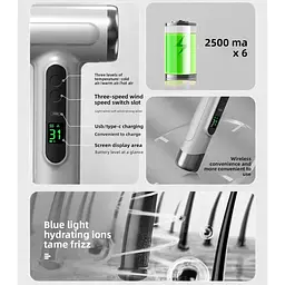 Фен Ym Electronic RT-305 Silver [174391] - мініатюра 5