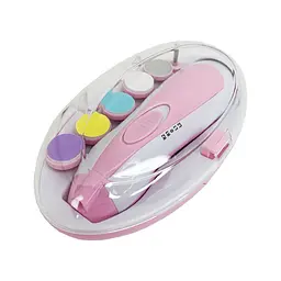 Дитячий електричний тример для нігтів Mega Zayka MGZ-0720(Pink)