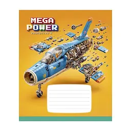 Зошит Школярик Star Mega Power 12 аркушів клітинка (012-3745K), в асортименті - мініатюра 2