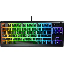 Клавіатура ігрова SteelSeries Apex 3 TKL UA Black (64831)