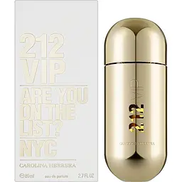 Парфумована вода Carolina Herrera 212 Vip, 80 мл