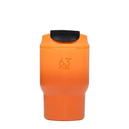 Смачна термочашка для кави 63mugs Drive 360 мл помаранчева з перчинкою (1063) - мініатюра 3