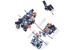 Конструктор 6881 "Машина" у дисплеї 6 шт. р.23,5x4,5x18,5 см YG Toys - мініатюра 2