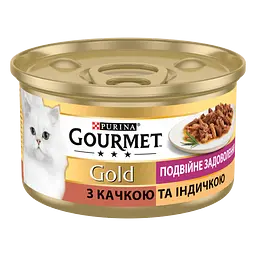 Набір вологого корму для котів Gourmet Gold Шматочки Мікс 1.19 кг (85 г x 14 шт.) - мініатюра 4