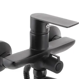 Змішувач для ванни Haiba Alex 006 Euro black HB3925 Чорний матовий - мініатюра 2