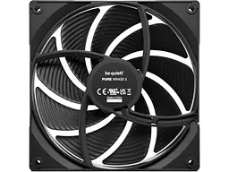 Вентилятор Be quiet! Pure Wings 3 140mm PWM High-Speed 3-Pack Black (BL138) - мініатюра 3