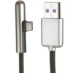 Кабель Baseus Iridescent Lamp Mobile Game Cable USB to Type-C 40W 4A 1m CAT7C-B01 Black - мініатюра 3
