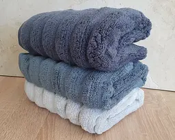 Набір турецьких махрових рушників Cestepe MicroCotton Premium 3 штуки 50x90 Ezgi 7 щільність 600 г/м2 - мініатюра 4
