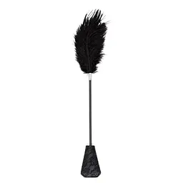 Стек Fetish B-Series Tickler Whip 1.0, 43.5 см (чорний)