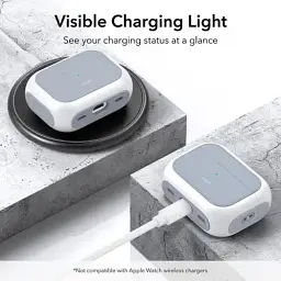Чохол ESR Orbit Hybrid Case з HaloLock захисний для AirPods Pro 2 2022 White (1C0020208) - мініатюра 2