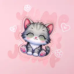 Щоденник шкільний Yes Cute kitten PU твердий А5 40 аркушів (911393) - мініатюра 2