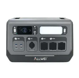 Портативна зарядна станція ALLWEI PPS-2400 Portable Power Station 2400W 2048Wh LiFePO4 - мініатюра 2