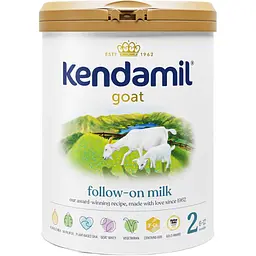 Суха суміш Kendamil Goat 2 на козячому молоці 6-12 міс. 1.6 кг (2 шт. х 800 г) - мініатюра 2