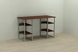 Комп'ютерний стіл Ferrum-decor Тім 75x140x60 сірий ДСП Венге 16мм (FRD-106109)