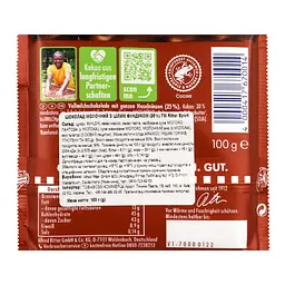 Шоколад молочний Ritter Sport з цільними лісовими горіхами 100 г - мініатюра 2