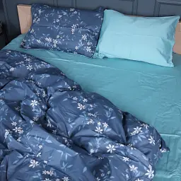 Підковдра MirSon Сатин 22-1383 Floral Greens 110х140 см (2200010472028) - мініатюра 3