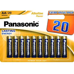 Батарейка Panasonic LR06 Alkaline Power * 20 (LR6REB/20BW)