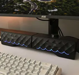 Акустична система 2E 2.0 PCS232 RGB Matrix USB Black (2E-PCS232BK) - мініатюра 8