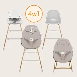 Стільчик для годування Lionelo Dalia Set grey stone natural (LO-DALIA SET GREY STONE NATURAL) - мініатюра 13