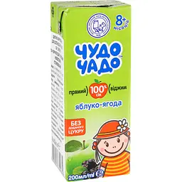 Сік Чудо-чадо Яблуко-ягода 200 мл