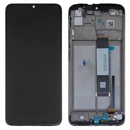 Дисплей Xiaomi Poco M3, Redmi 9T, чорний, з рамкою, Original (PRC)