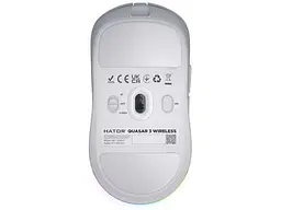 Миша Hator Quasar 3 Wireless White (HTM731) - мініатюра 5