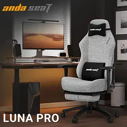 Крісло для геймерів Anda Seat Luna Pro Size L Gray Fabric (AD18T-44-G-F) - мініатюра 5