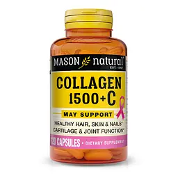 Препарат для суглобів і зв'язок Mason Natural Collagen 1500 + Vitamin C 120 капсул