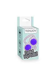 Вагінальні кульки ToyJoy Funky Love Balls, 2 шт (фіолетовий) - мініатюра 5