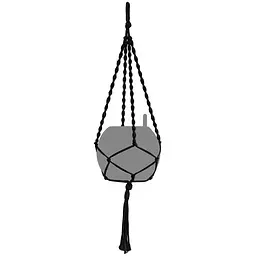 Підвіс Lechuza Macramé BOHO 90 чорний (13878)