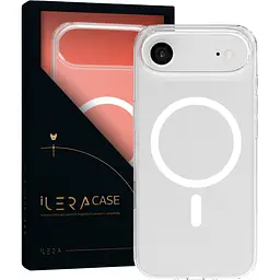 Чохол iLera GhostCase Camera Button with MagSafe для Apple iPhone Air Transparent (ILGCAClCaBk17Air) [150398] - мініатюра 2