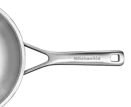 Сковорода універсальна KitchenAid MSS 24 см срібляста СС003244-001 - мініатюра 6