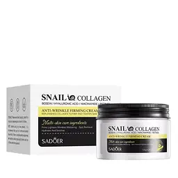 Крем для обличчя проти зморщок Sadoer Snail Collagen Anti-Wrinkle Firming Cream 120 мл