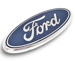 Емблема Ford Синій + Хром 149х59 мм (на скотчі) 2494973 - мініатюра 4