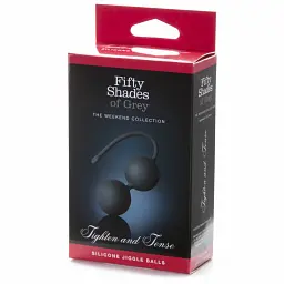 Вагінальні кульки Fifty Shades of Grey Tighten and Tense, 16.5 см, сірий - мініатюра 5