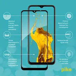 Скло захисне Piko Full Glue ZTE Blade A53 Black (1283126583315) - мініатюра 2