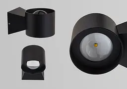 Настінний світильник MJ-Light ORO 3000K BK 17007 - мініатюра 3