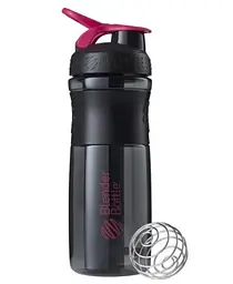 Шейкер спортивний BlenderBottle SportMixer Flip 28oz/820 мл Black/Pink (SM 28oz Black/Pink) - мініатюра 1