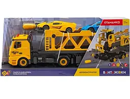 Машинка-конструктор OTAMANKO АВТОКОНСТРУКТОР Трак з легковими авто YW9086B Різнокольоровий shop (4820242927066) - мініатюра 2