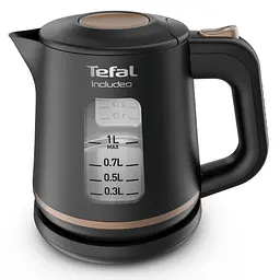 Електрочайник Tefal Includeo 1 л пластик чорний kuh0015341 - мініатюра 2
