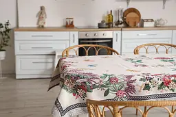 Скатертина гобеленова на стіл Лавандове поле 135х300см (034311) - мініатюра 2