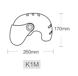 Велосипедний шолом HIMO K1M M/L 57-61 White [57719] - мініатюра 5
