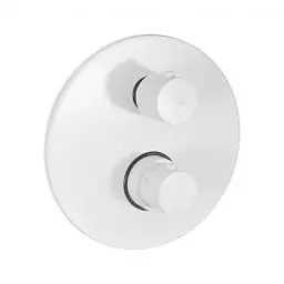 Термостат для душу на 3 споживача Paffoni Light white matt LIQ019BO, Білий матовий