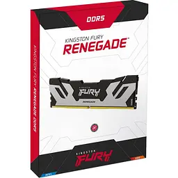 Модуль пам'яті Kingston Fury DDR5 96GB (2x48) 6400MHz Renegade Silver XMP (KF564C32RSK2-96) - мініатюра 6