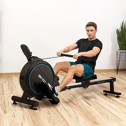 Гребний тренажер Gymtek XR800 магнітний синій - мініатюра 2
