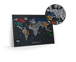 Скретч карта світу 1DEA.me Travel Map Letters World (13042) - мініатюра 4
