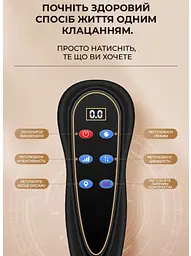 Багатофункціональний масажний матрац 406-G (витягування хребта, гарячий компрес) + пульт - мініатюра 8