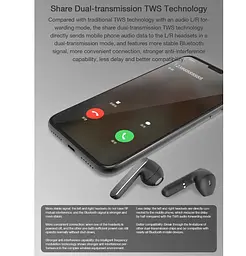 Навушники бездротові iMiLab imiki MT-1 Black - мініатюра 4